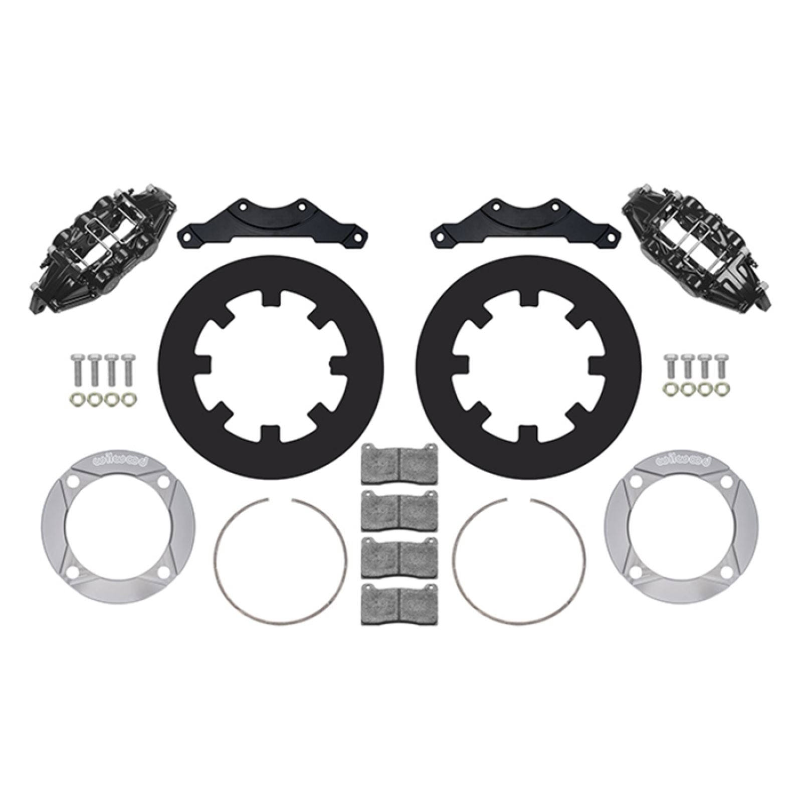 Wilwood Rear Kit 11.25in - Black for 2014+ Polaris RZR XP 1000 [MPN: 140-16633]_1821363