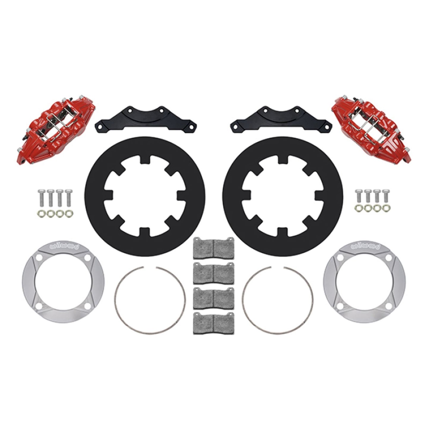 Wilwood Rear Kit 11.25in - Red for 2014+ Polaris RZR XP 1000 [MPN: 140-16633-R]_1820111
