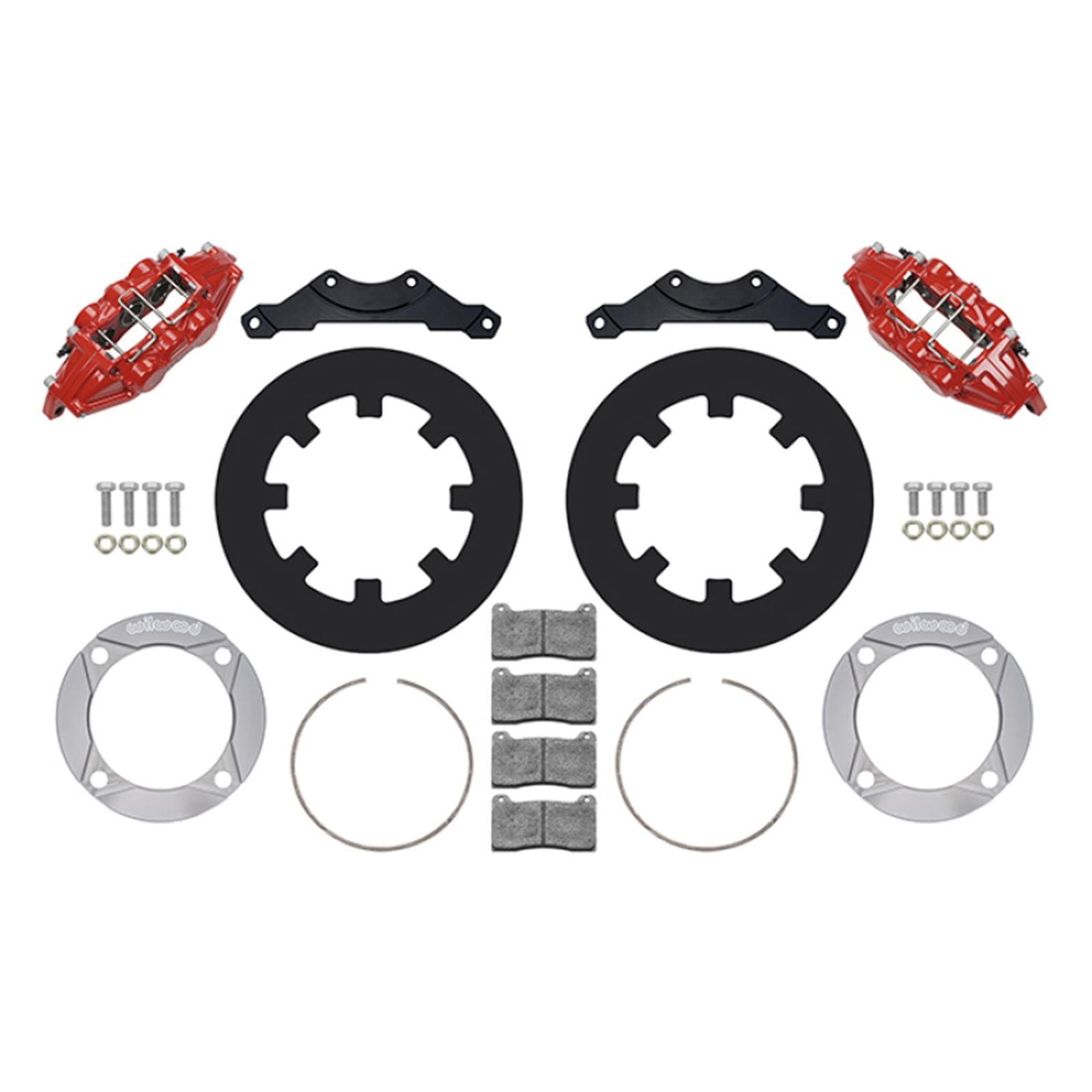 Wilwood Rear Kit 11.25in - Red for 2014+ Polaris RZR XP 1000 [MPN: 140-16633-R]_1820111
