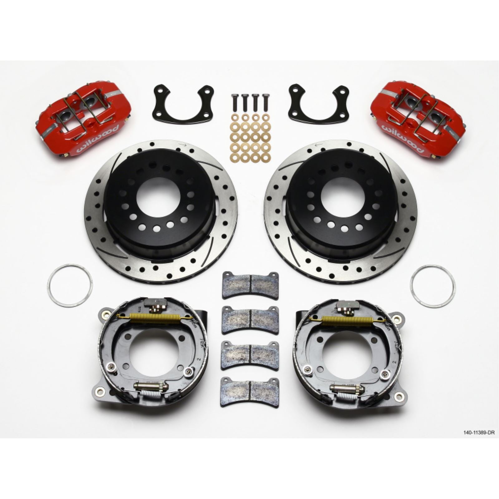 Wilwood Dynapro Low-Profile 11.00in P-Brake Kit for Ford 2.50in Offset [MPN: 140-11389-DR]_1816885