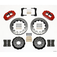 Wilwood Narrow Superlite 6R Front Hat Kit - Red for 2005-2014 Mustang [MPN: 140-9109-DR]_1816859