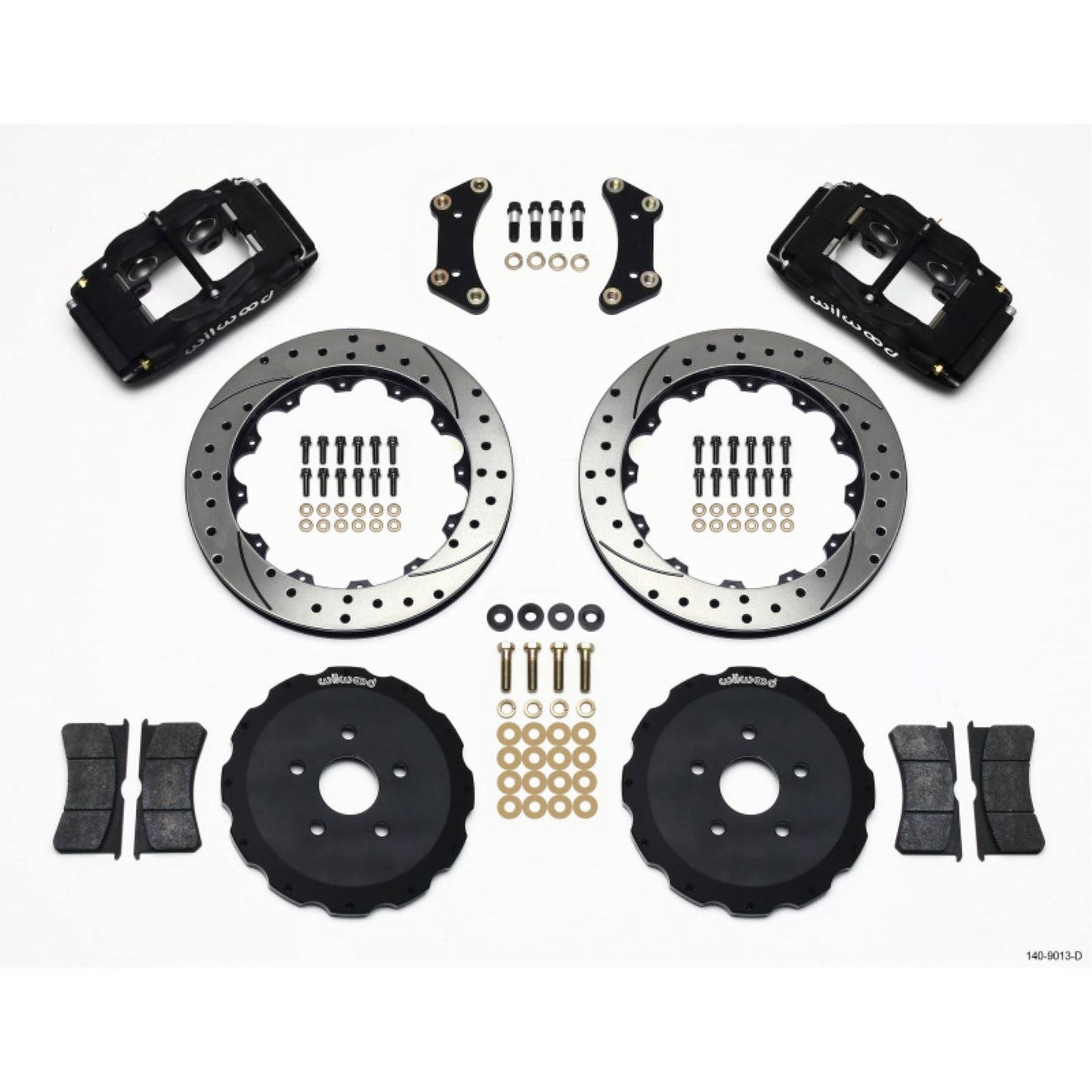 Wilwood FSLI4 Front Hat Kit 13.00in Drilled for 2004-05 Scion tC [MPN: 140-9013-D]_1816875