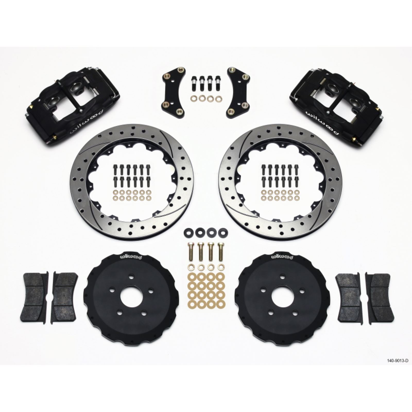 Wilwood FSLI4 Front Hat Kit 13.00in Drilled for 2004-05 Scion tC [MPN: 140-9013-D]_1816875