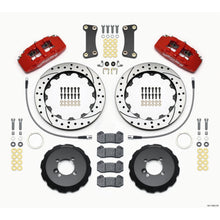 Wilwood Dynapro 6 Front Hat Kit - Red for 2002-Up Mini Cooper w/ Lines [MPN: 140-13062-DR]_1816906