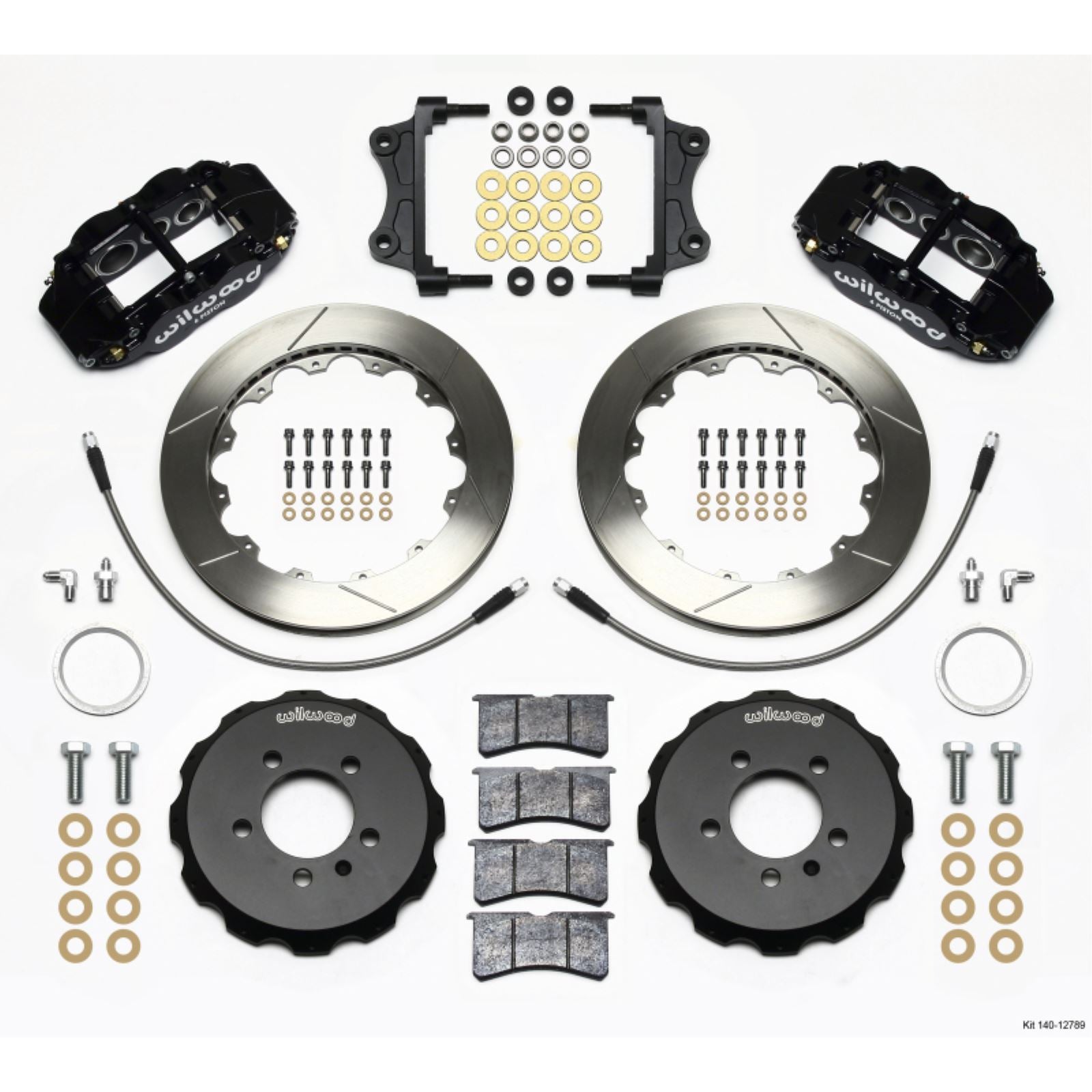 Wilwood Narrow Superlite 6R Front Hat Kit for 06-12 Volkswagen GTI w/Lines [MPN: 140-12789]_1816905