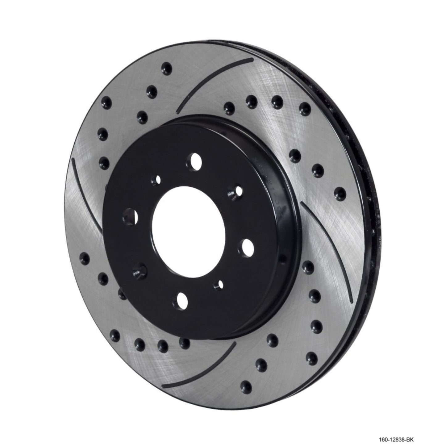 Wilwood Rotor .68in Offset SRP - Black - Drill-RH 10.32 x .83 - 4 x 3.93 [MPN: 160-12838-BK]_1817085