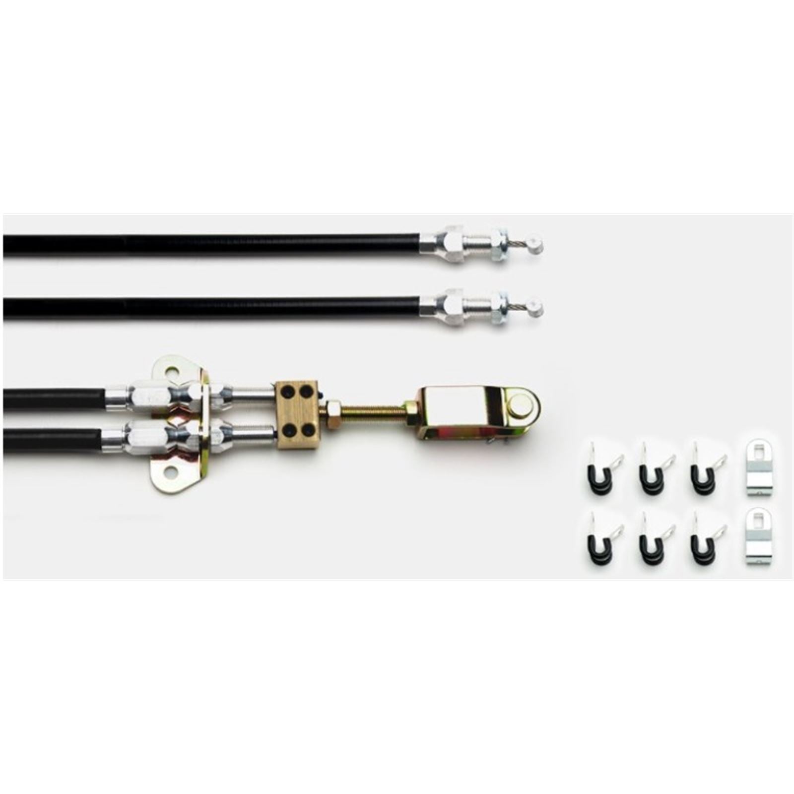 Wilwood Universal Parking Brake Cable Kit Disc/Drum Parking Brake & MC4 Clevis [MPN: 330-9371]_1825257