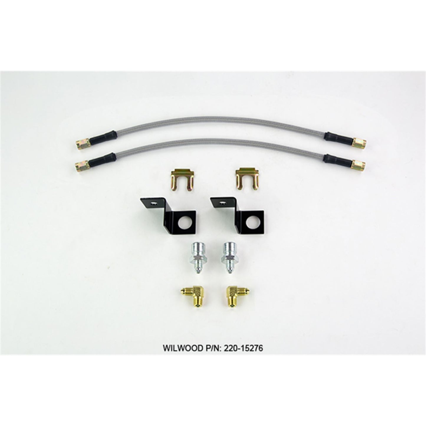 Wilwood Flexline Kit 14 inch -3 M10-1.5 IF 1/8 NPT 90 Degree [MPN: 220-15276]_1820138