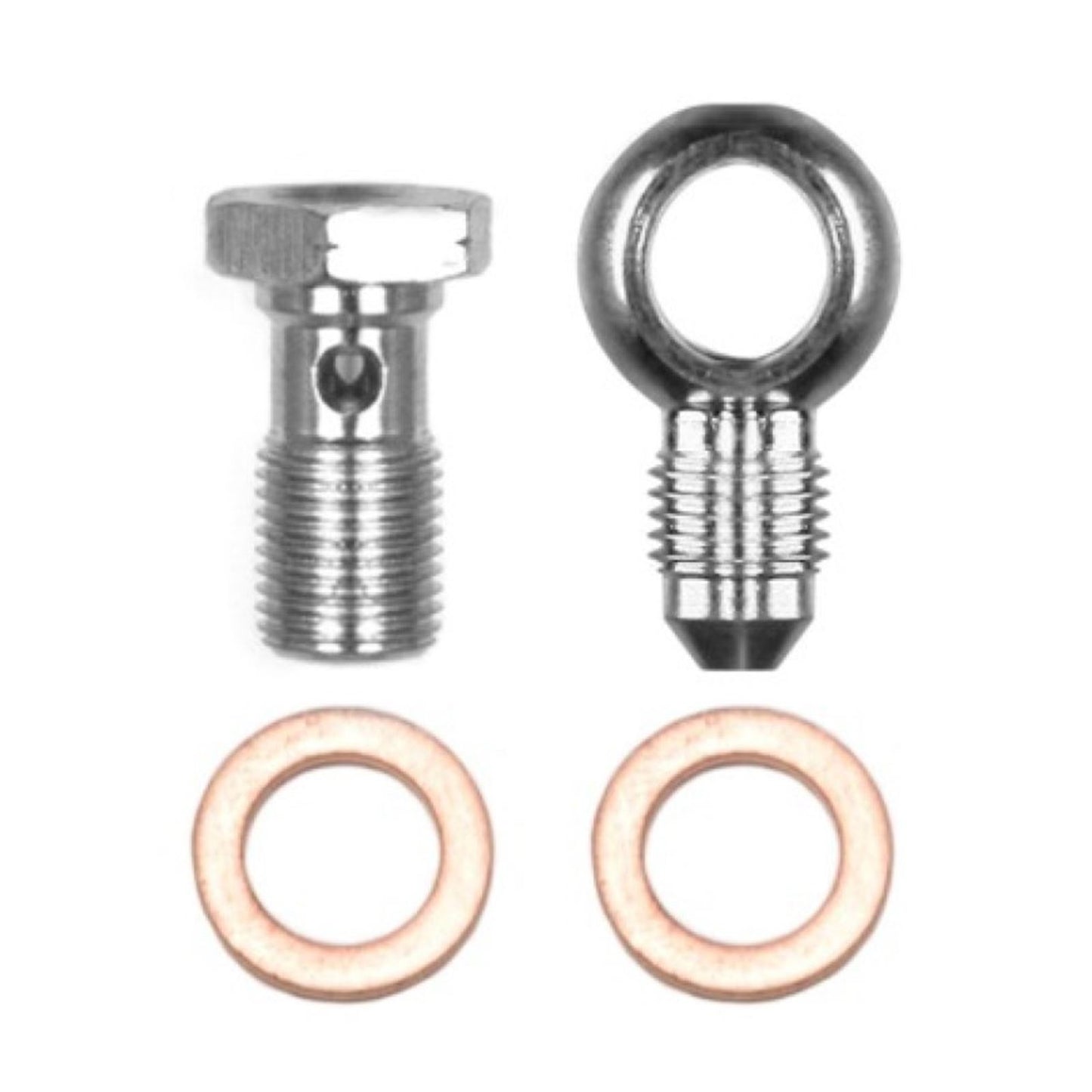 Wilwood Banjo Kit -3 male to 10mm-1.00 Banjo Bolt & Crush Washers (1 qty) [MPN: 220-14431]_1825430