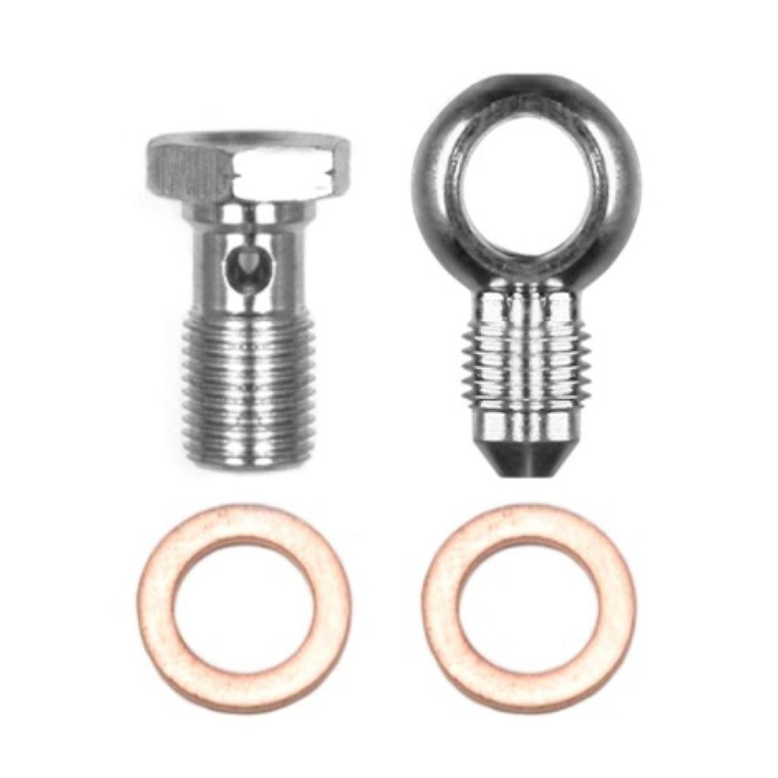 Wilwood Banjo Kit -3 male to 10mm-1.00 Banjo Bolt & Crush Washers (1 qty) [MPN: 220-14431]_1825430