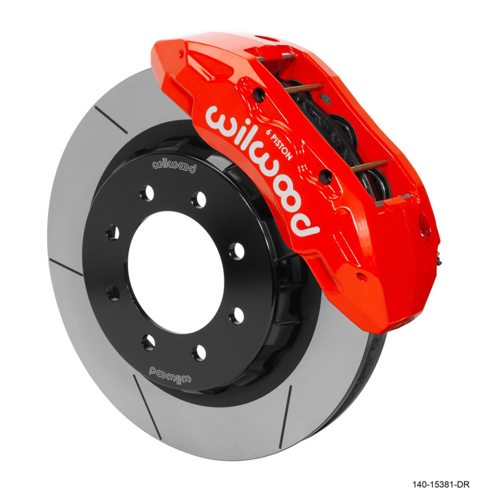Wilwood TX6R Front Kit 16.00in Red w/Lines for 2014+ Ram 2500/3500 2WD/4WD [MPN: 140-15381-R]_1825384