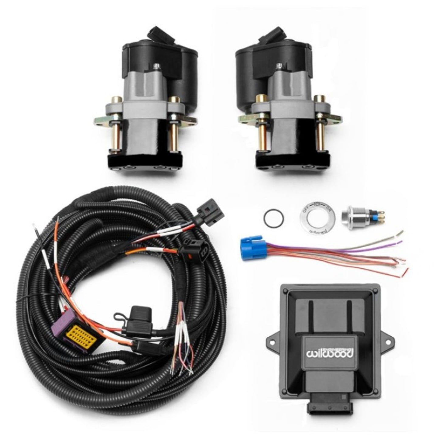 Wilwood Electronic Parking Brake Rear Retrofit Brake Kit  [MPN: 140-15979-BK]_1823740