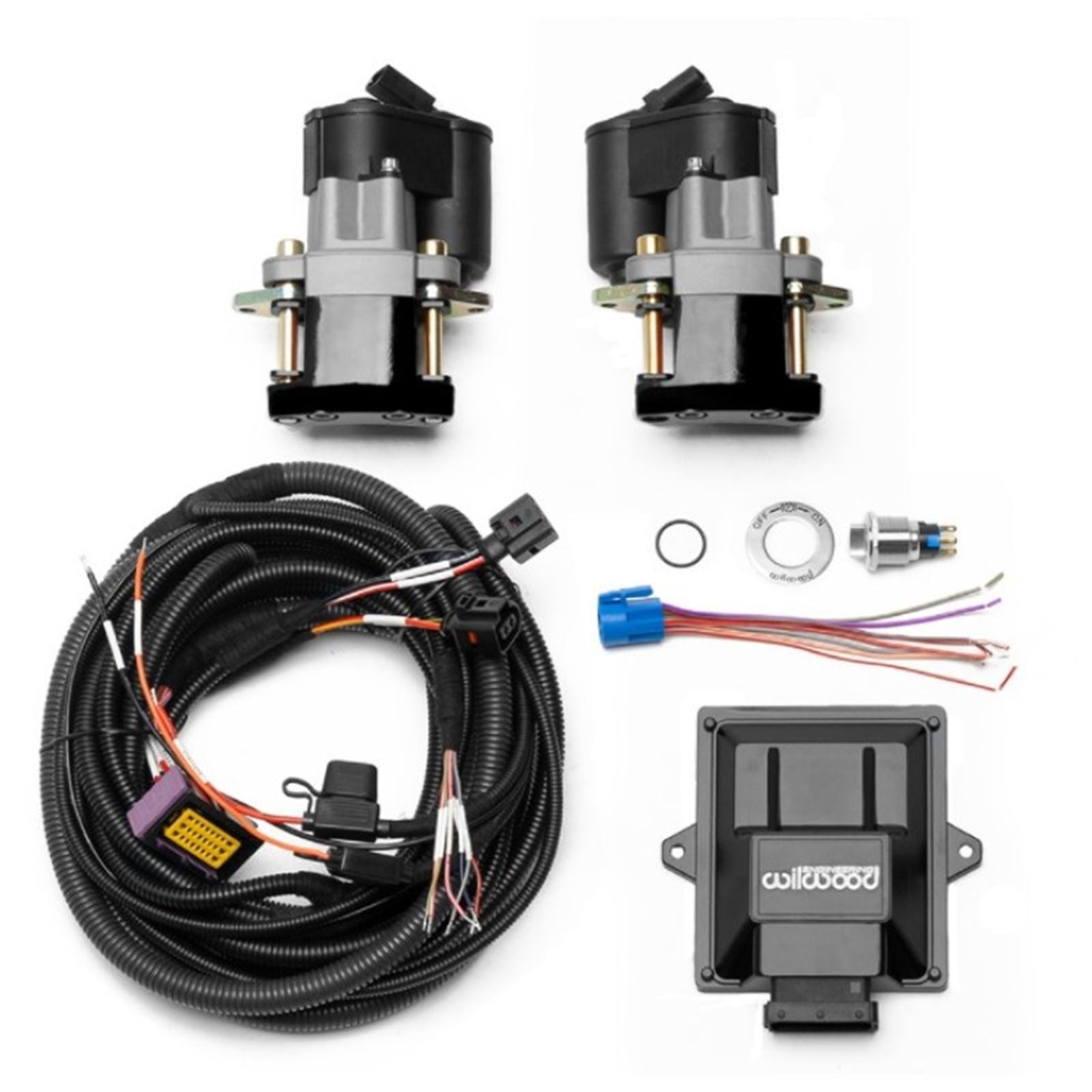 Wilwood Electronic Parking Brake Rear Retrofit Brake Kit  [MPN: 140-15979-BK]_1823740