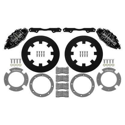 Wilwood 17-21 Can-Am X3RS Black 6-Piston Rear Kit 11.25in - Undrilled Rotors [MPN: 140-16629]_1820194