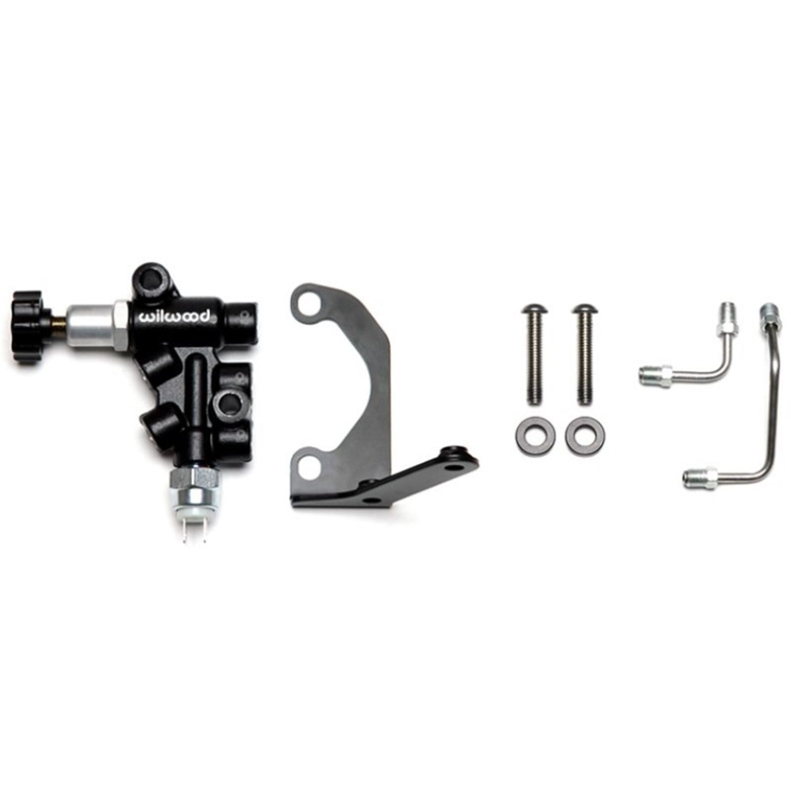 Wilwood Tandem Master Cylinder Mounting Bracket R/H Kit w/ Prop Valve [MPN: 260-15048]_1825753