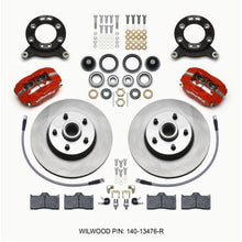 Wilwood Forged Dynalite-M Front - Red for 1965-1969 Mustang [MPN: 140-13476-R]_1817191