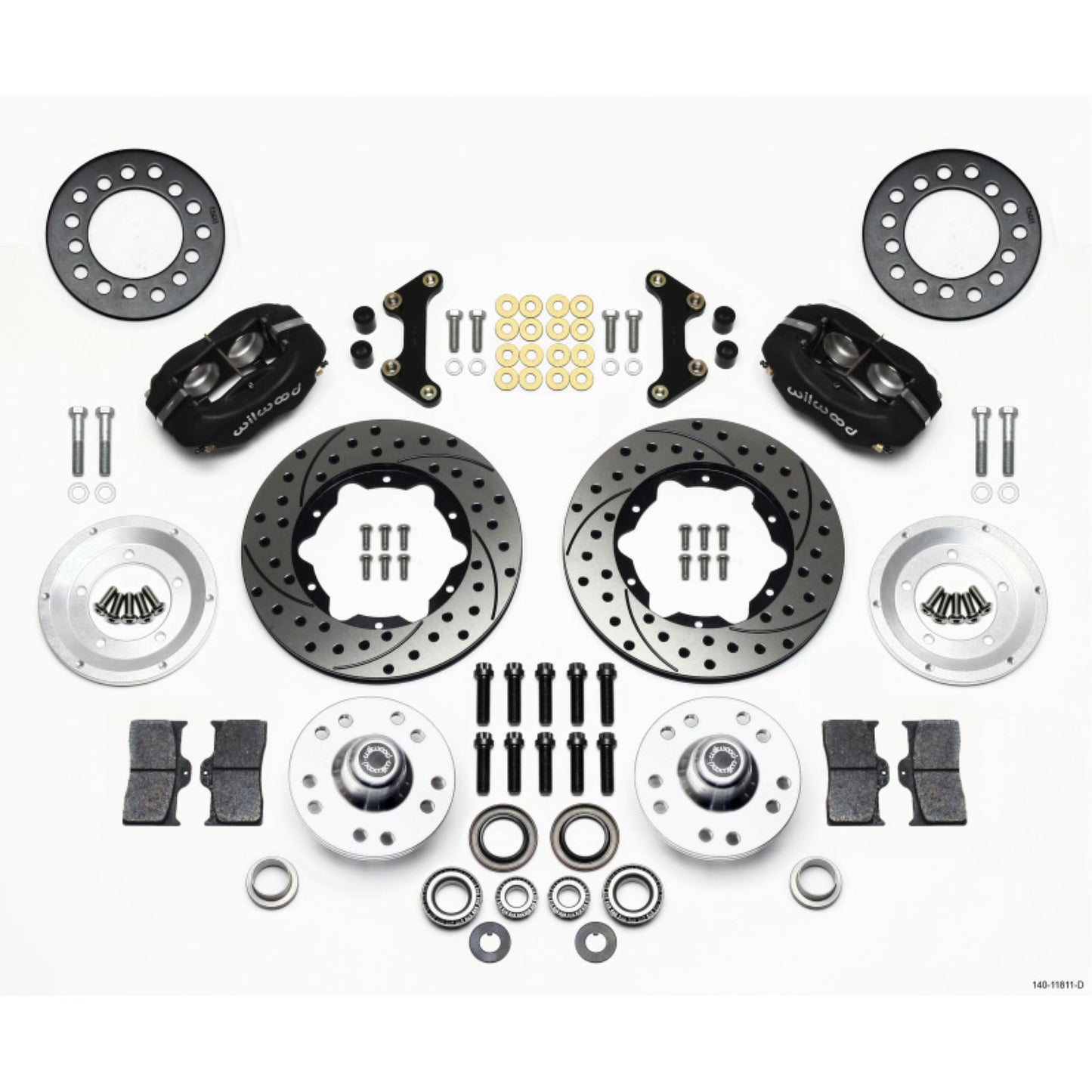Wilwood Forged Dynalite Front Kit for 49-54 Chevy/53-62 Corvette [MPN: 140-11811-D]_1817289