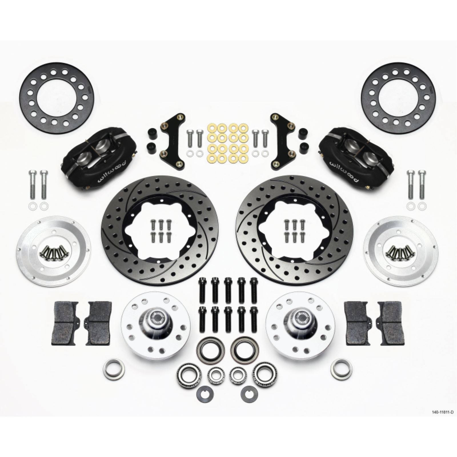 Wilwood Forged Dynalite Front Kit for 49-54 Chevy/53-62 Corvette [MPN: 140-11811-D]_1817289