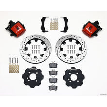 Wilwood Comb Parking Brake Rear Kit 11.75in Drilled Red for Mini Cooper [MPN: 140-10885-DR]_1817265