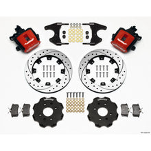 Wilwood Comb Parking Brake Rear Kit 12.19in Drilled Red for Civic/Integra [MPN: 140-10209-DR]_1817302