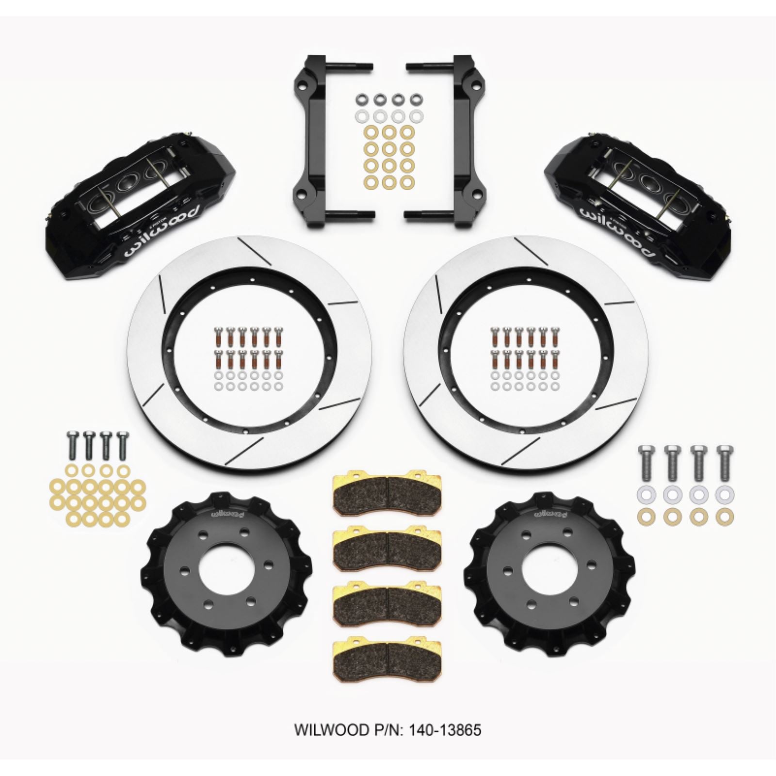Wilwood TX6R Front Kit 15.50in - Black for 2010-Up Ford F150 (6 lug) [MPN: 140-13865]_1817341