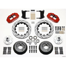 Wilwood Narrow Superlite 6R Front Hub Kit Red for 67-69 Camaro [MPN: 140-9804-DR]_1817402