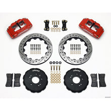Wilwood FSLI4 Front Hat Kit 13.00in Drilled - Red for Nissan 240SX [MPN: 140-9194-DR]_1817465