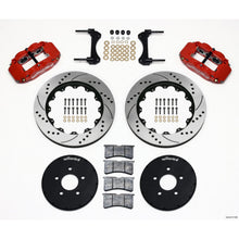 Wilwood Narrow Superlite 6R Front Hat Kit - Red for 1994-2004 Mustang [MPN: 140-9117-DR]_1817447