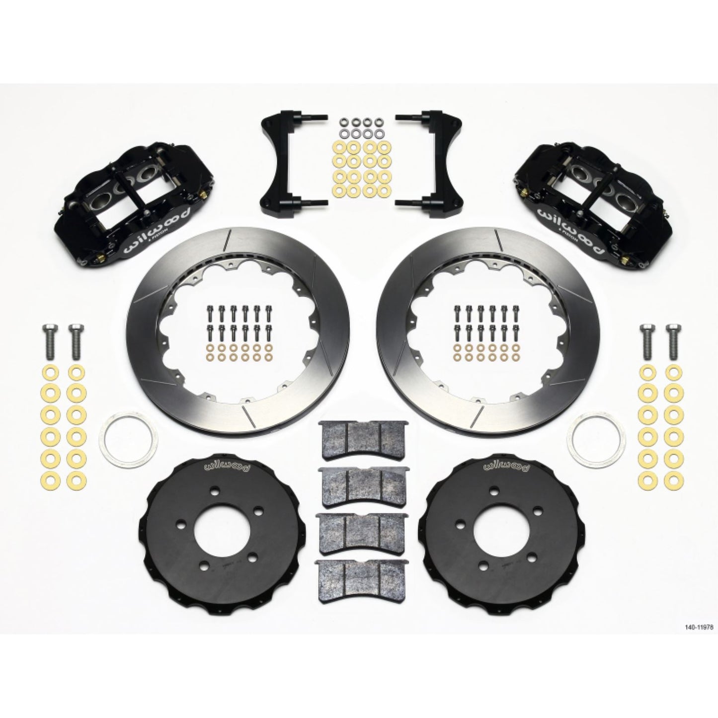 Wilwood Narrow Superlite 6R Front Hat Kit 12.88in for 2006-Up Civic / CRZ [MPN: 140-11978]_1817550