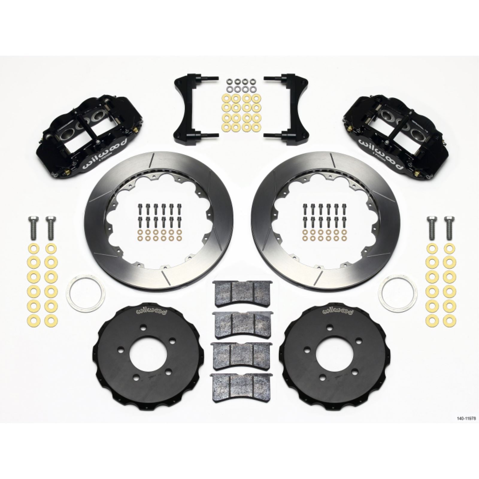 Wilwood Narrow Superlite 6R Front Hat Kit 12.88in for 2006-Up Civic / CRZ [MPN: 140-11978]_1817550