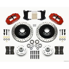 Wilwood Narrow Superlite 6R Front Hub & 1PC Rtr Kit - Red for 67-69 Camaro [MPN: 140-12271-DR]_1817563