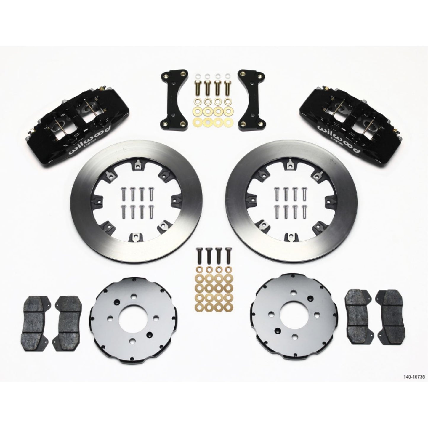 Wilwood Dynapro 6 Front Hat Kit 12.19in for 94-01 Honda/Acura w/262mm Disc [MPN: 140-10735]_1817602