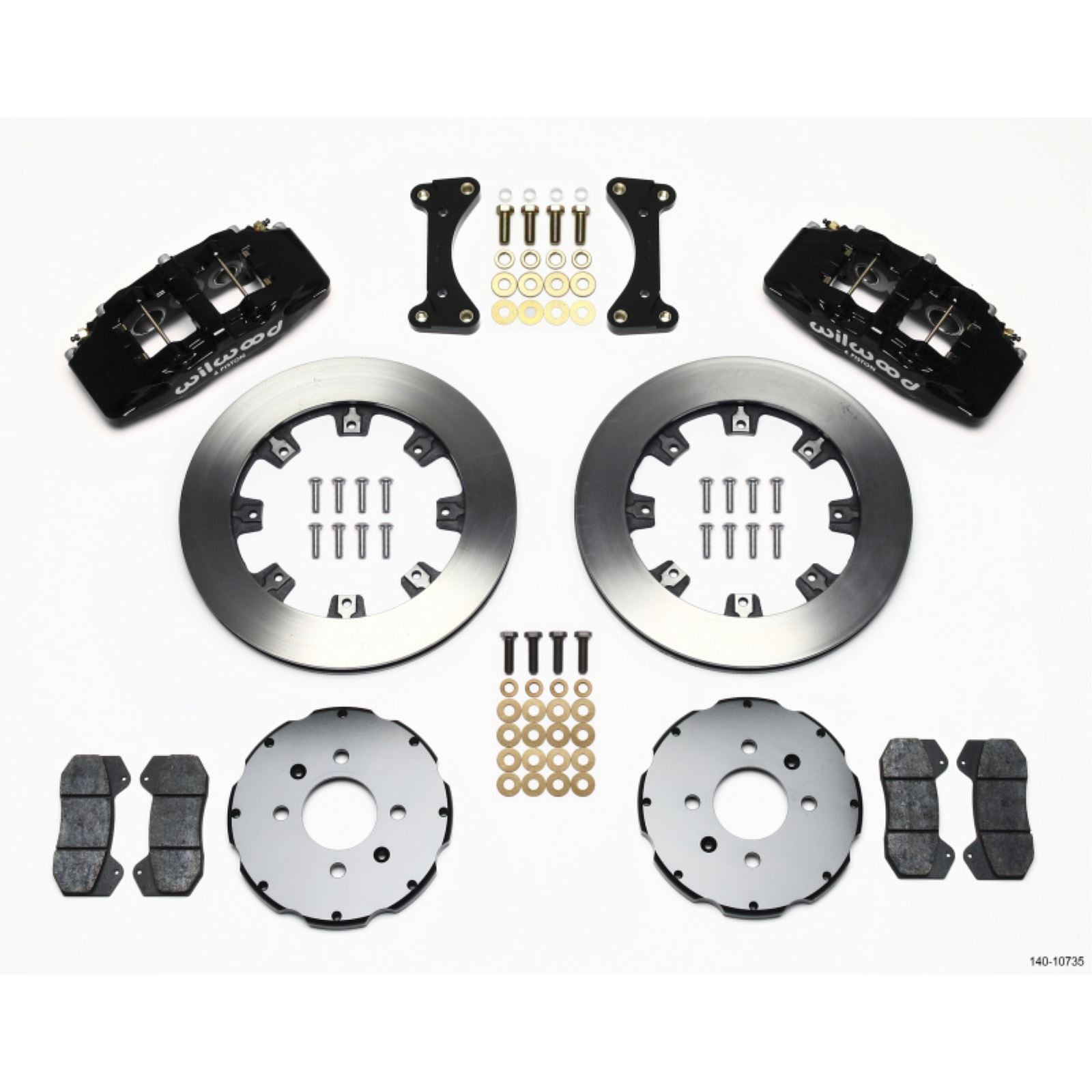 Wilwood Dynapro 6 Front Hat Kit 12.19in for 94-01 Honda/Acura w/262mm Disc [MPN: 140-10735]_1817602