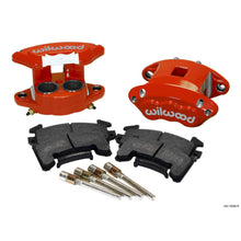 Wilwood D154 Front Caliper Kit - Red 1.62 / 1.62in Piston 1.04in Rotor [MPN: 140-12099-R]_1817616