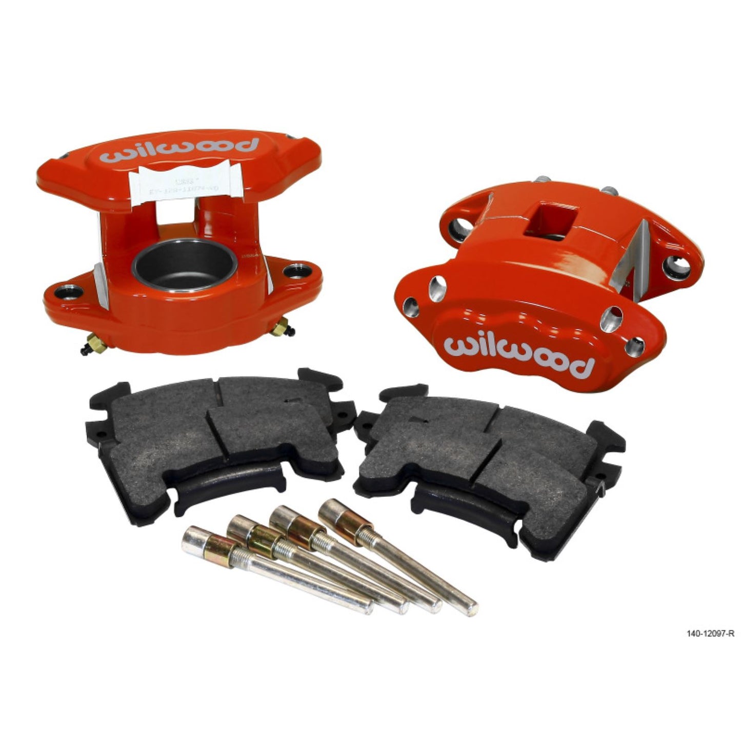 Wilwood D154 Front Caliper Kit - Red 2.50in Piston 1.04in Rotor [MPN: 140-12097-R]_1817628