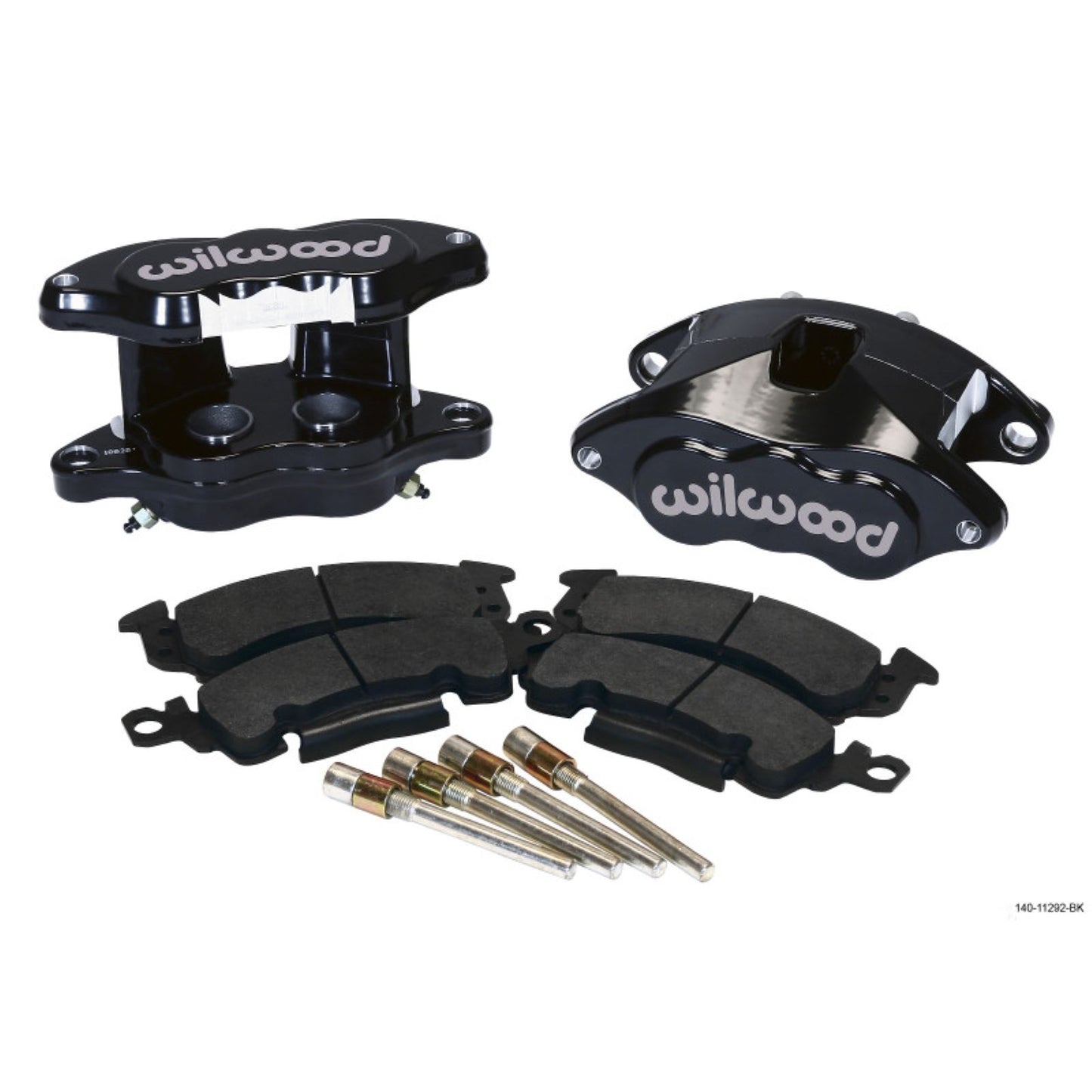 Wilwood D52 Rear Caliper Kit - Black Powder 1.25/1.25in Piston 1.28in Rotor [MPN: 140-11292-BK]_1817617