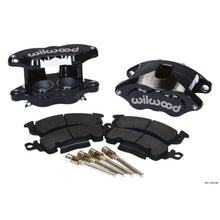 Wilwood D52 Front Caliper Kit Black Powder 2.00/2.00in Piston 1.04in Rotor [MPN: 140-11291-BK]_1817599