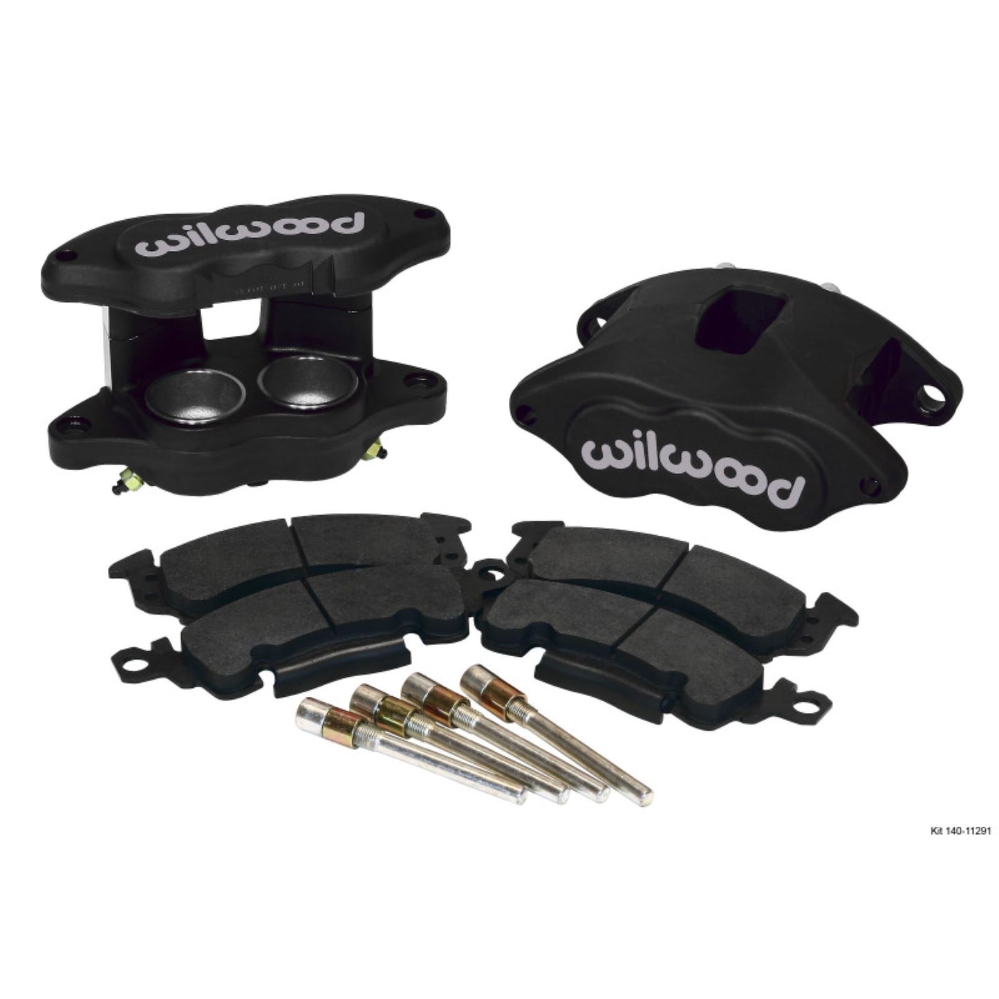 Wilwood D52 Front Caliper Kit Gray TypeIII Ano 2.00/2.00in Piston 1.04in Rotor [MPN: 140-11291]_1817625