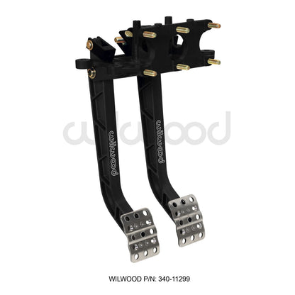 Wilwood Adjustable Dual Pedal - Brake/Clutch - Rev. Swing Mount - 6.25:1 [MPN: 340-11299]_1817652