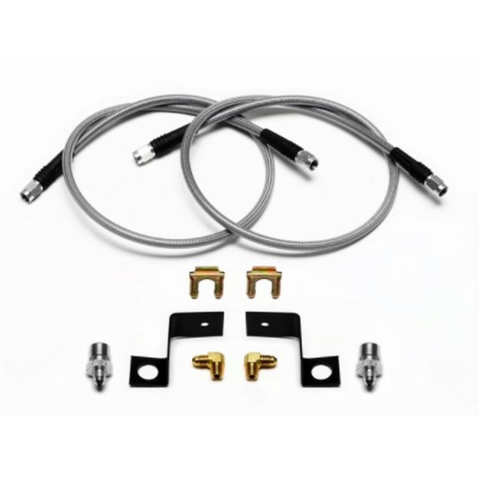 Wilwood Flexline Kit 30 inch -3 M10-1.0 IF 1/8 NPT 90 Degree [MPN: 220-14112]_1820280