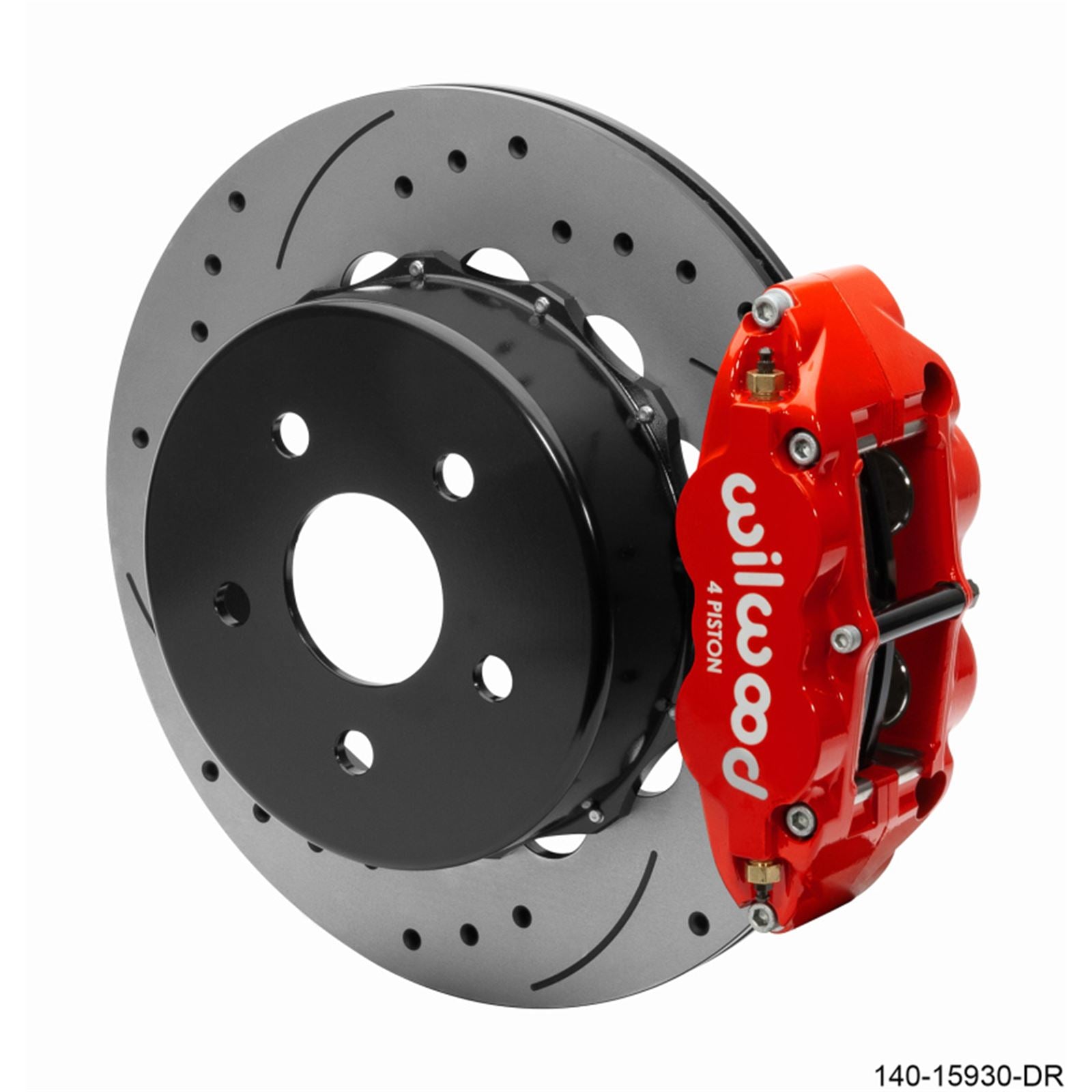 Wilwood Superlite 4R Rear Brake Kit 14.00 Red for 18-Up Jeep JL SRP w/Lines [MPN: 140-15930-DR]_1825636