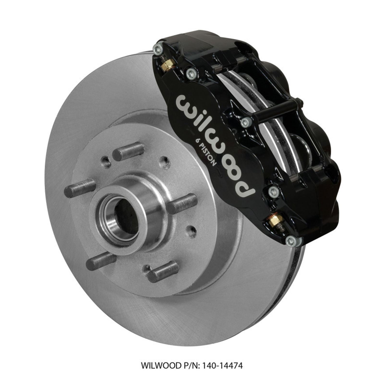 Wilwood Narrow Superlite 6R Front Brake Kit 11.86in Black for 64-70 GM [MPN: 140-14474]_1825501