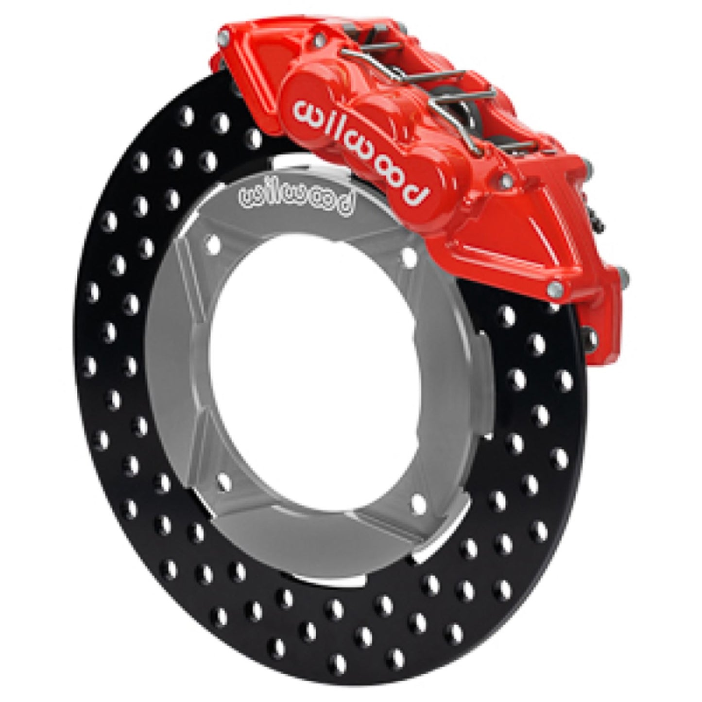 Wilwood Front Kit 11.25in Drilled - Red for 2014+ Polaris RZR XP 1000 [MPN: 140-16632-DR]_1825832