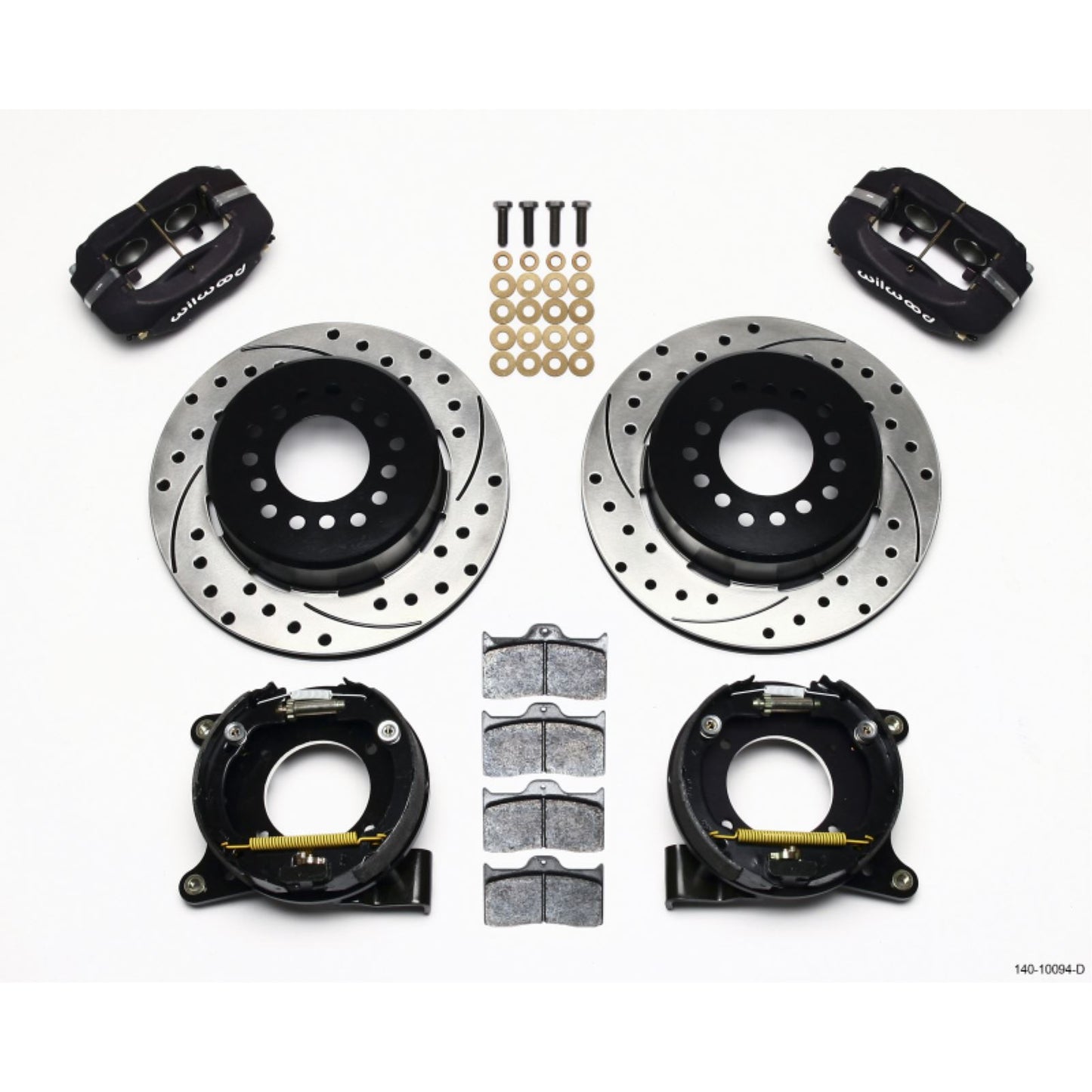Wilwood Forged Dynalite P/S Park Brake Kit Drilled for Chevy C-10 [MPN: 140-10094-D]_1817717
