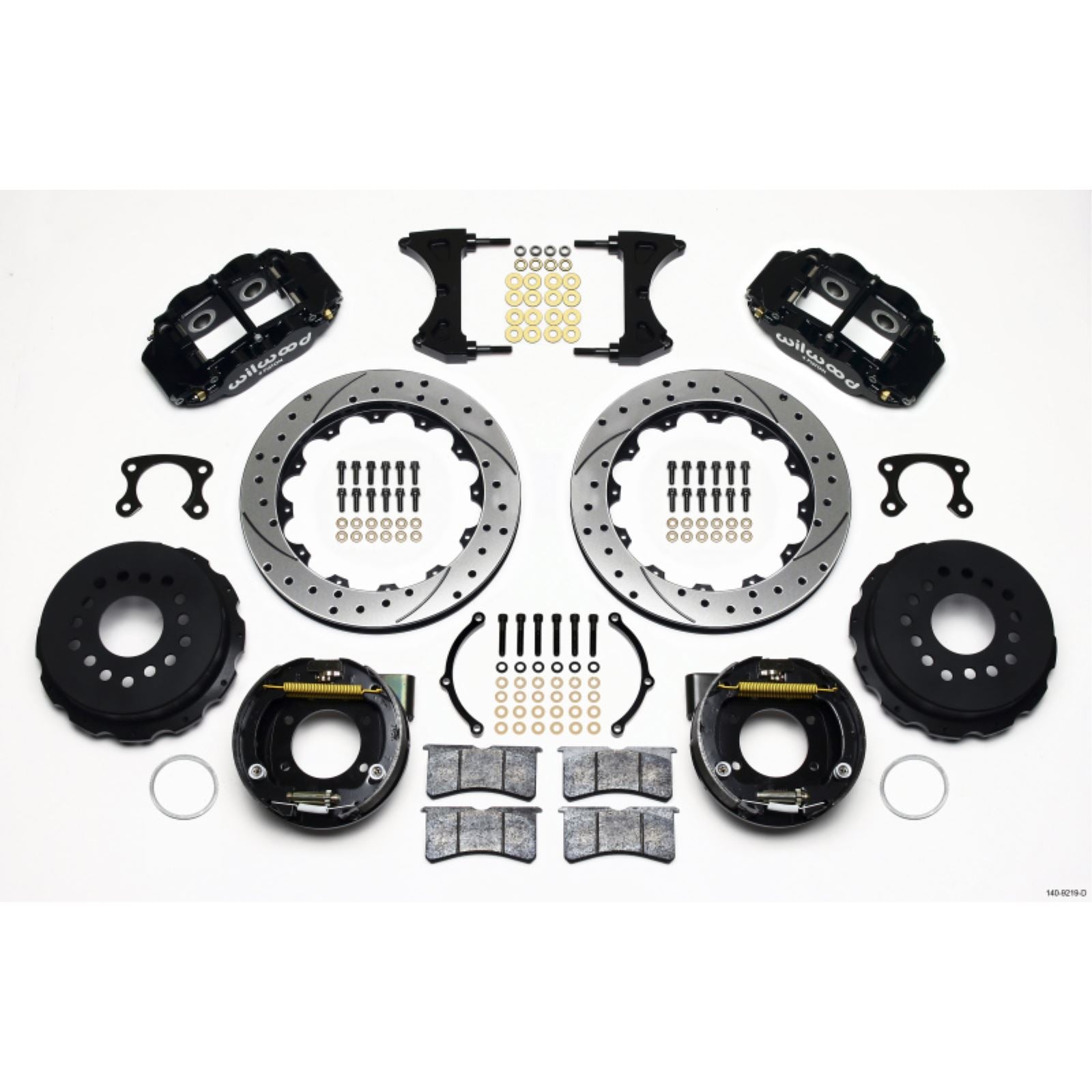 Wilwood Narrow Superlite 4R Rear P-Brk Kit for Big Ford New Style [MPN: 140-9219-D]_1817745