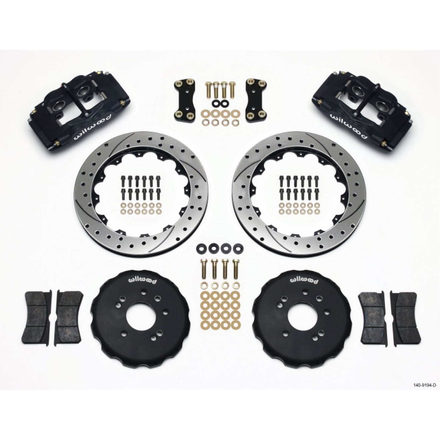 Wilwood FSLI4 Front Hat Kit 13.00in Drilled for Nissan 240SX [MPN: 140-9194-D]_1817752