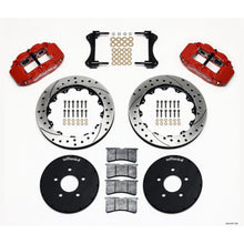 Wilwood Narrow Superlite 6R Front Hat Kit - Red for 1994-2004 Mustang [MPN: 140-9107-DR]_1817741