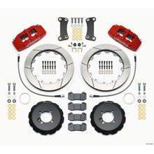 Wilwood Dynapro 6 Front Hat Kit 12.88in Red for 2002-Up Mini Cooper w/Lines [MPN: 140-13062-R]_1817767