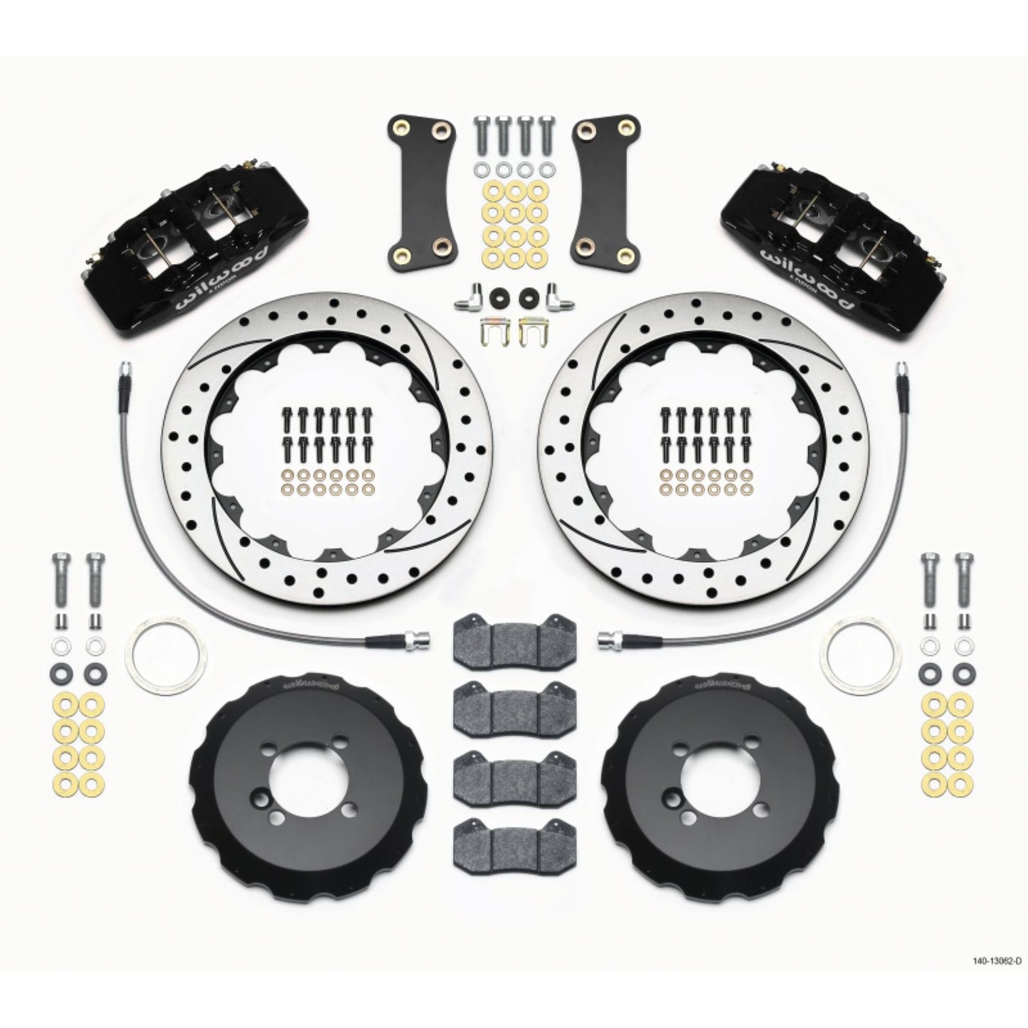 Wilwood Dynapro 6 Front Hat Kit for 2002-Up Mini Cooper w/Lines [MPN: 140-13062-D]_1817777