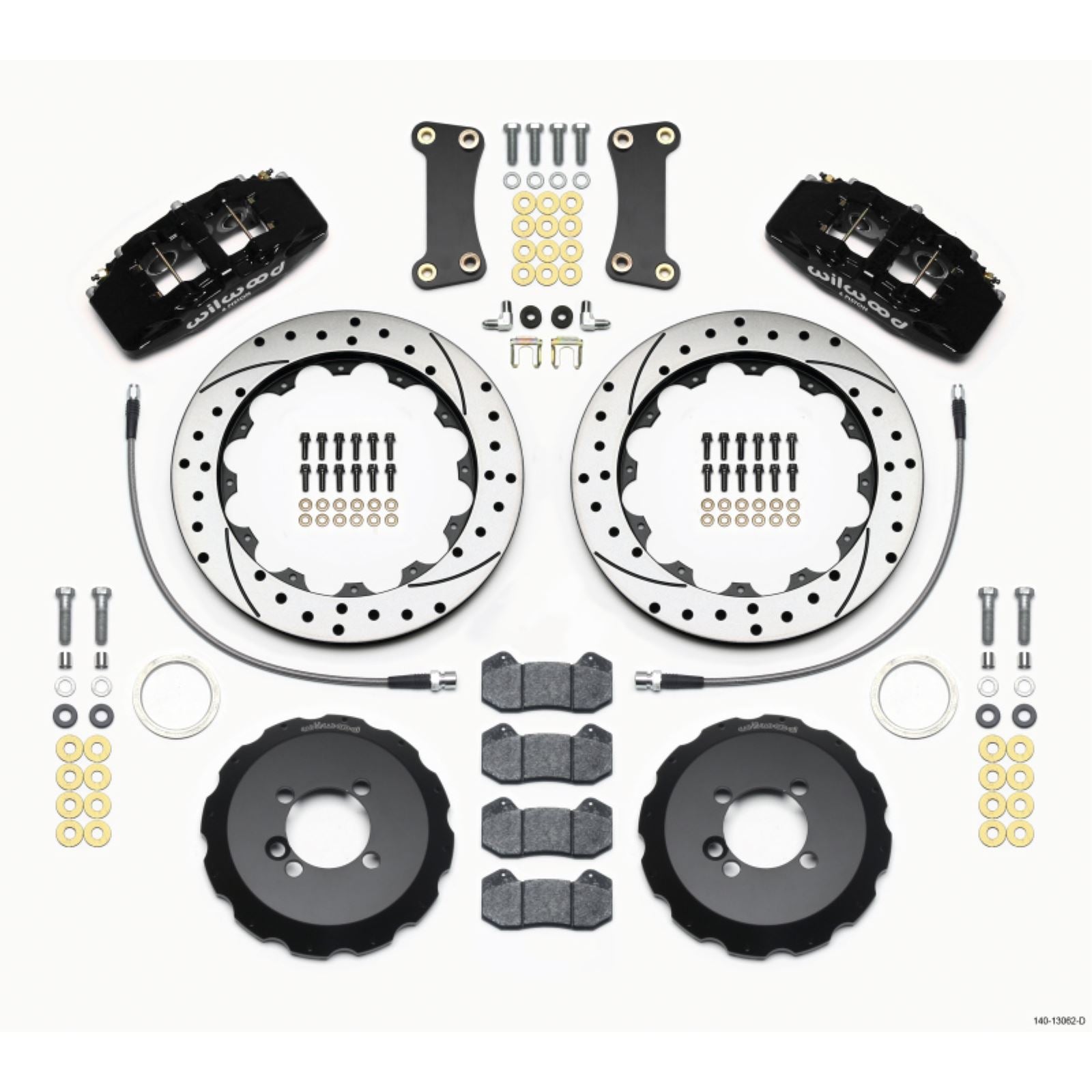 Wilwood Dynapro 6 Front Hat Kit for 2002-Up Mini Cooper w/Lines [MPN: 140-13062-D]_1817777